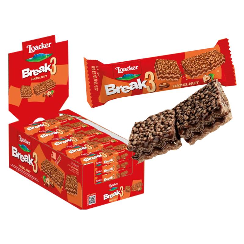 Loacker Wafer Break — 30 monoporzioni da 19 g